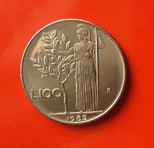 100 lire 1983 errore barra - 100,