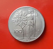 100 LIRE 1977 ERRORE -L DEL