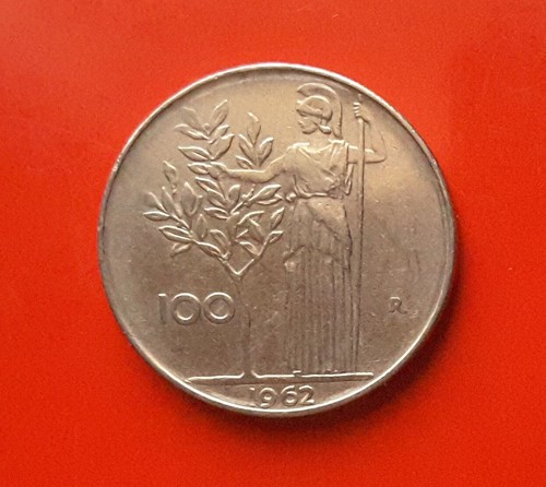 100 lire 1962 errore l - 100, del