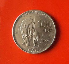 100 LIRE 1979 FAO ERRORE -