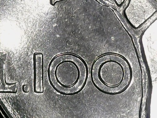 100 lire 1980 errore - 1980,