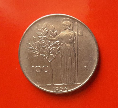 100 lire 1956 - 100, errore