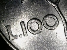 100 LIRE 1975 ERRORE -