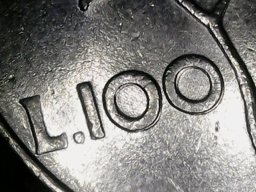 100 lire 1975 errore - 100,