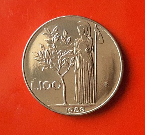 100 lire 1983 errore - lire,