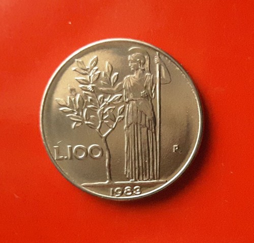 100 lire 1983 - 100, barra