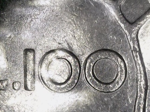 100 lire 1979 errore - lire,