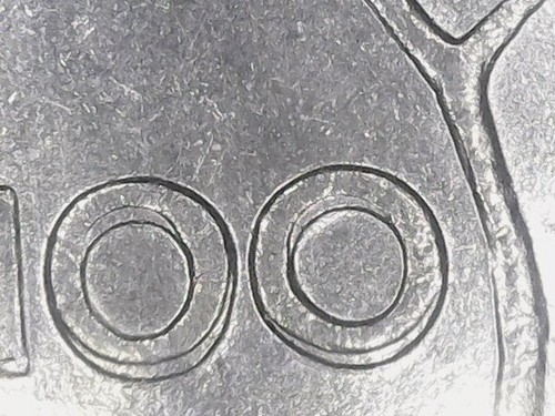 100 lire 1976 errore - 100,