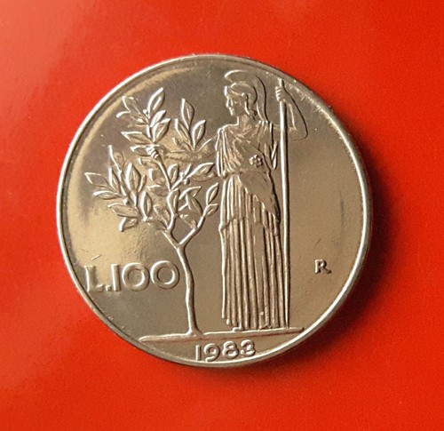 100 lire 1983 errore barra - 1983,