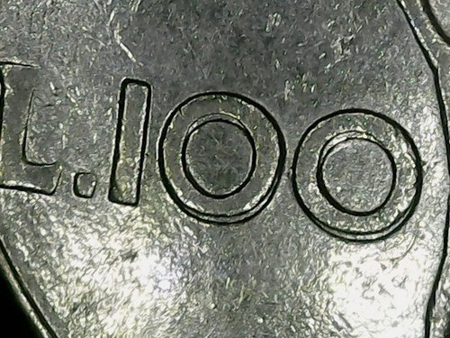 100 lire 1981 errore - 100,