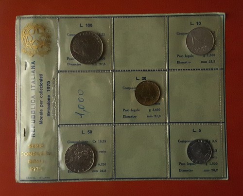 Serie valori 1975 100 - valori,