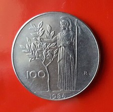 100 LIRE 1984 ERRORE - SENZA