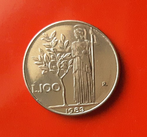100 lire 1983 errore barra - lire,