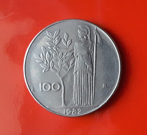 100 lire 1982 errore l - 100,